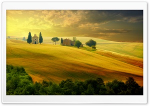 Tuscany Autumn Ultra HD Wallpaper for 4K UHD Widescreen desktop, tablet & smartphone