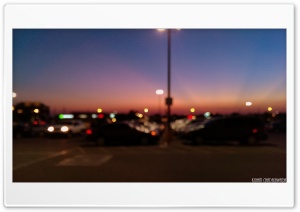 Twilight Parking Lot Ultra HD Wallpaper for 4K UHD Widescreen desktop, tablet & smartphone