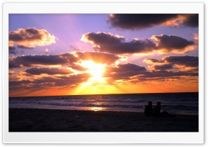 Two at Beach Ultra HD Wallpaper for 4K UHD Widescreen desktop, tablet & smartphone