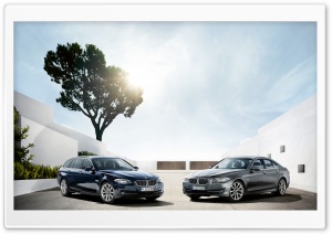 Two BMW 5 Series Touring F11 And F10 Ultra HD Wallpaper for 4K UHD Widescreen desktop, tablet & smartphone