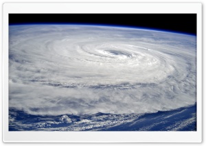 Typhoon Noru, Pacific Ocean, Earth view from Space Ultra HD Wallpaper for 4K UHD Widescreen desktop, tablet & smartphone