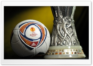 UEFA Europa League Trophy Ultra HD Wallpaper for 4K UHD Widescreen desktop, tablet & smartphone