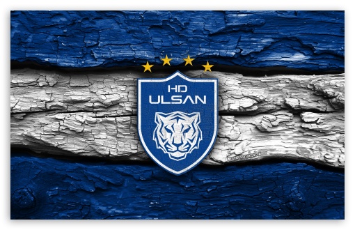 Ulsan HD FC Wooden Logo UltraHD Wallpaper for Widescreen 16:10 ;