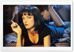 Uma Thurman - Pulp Fiction Ultra HD Wallpaper for 4K UHD Widescreen Desktop, Lockscreen, Screensaver, TV, Tablet, Smartphone