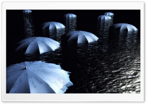 Umbrellas 3D Ultra HD Wallpaper for 4K UHD Widescreen desktop, tablet & smartphone