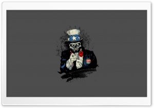 Uncle Sam Zombie Ultra HD Wallpaper for 4K UHD Widescreen desktop, tablet & smartphone