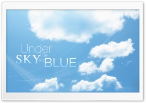 Under the Sky so Blue Ultra HD Wallpaper for 4K UHD Widescreen desktop, tablet & smartphone