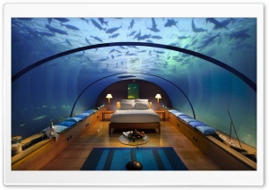 Underwater Bedroom Ultra HD Wallpaper for 4K UHD Widescreen desktop, tablet & smartphone