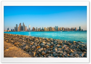 United Arab Emirates Skyscrapers Ultra HD Wallpaper for 4K UHD Widescreen desktop, tablet & smartphone
