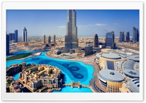 United Arab Emirates Skyscrapers Dubai Megapolis Ultra HD Wallpaper for 4K UHD Widescreen desktop, tablet & smartphone