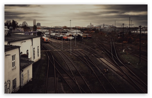 Urban Train Yard UltraHD Wallpaper for UHD 16:9 ; HD 16:9 ; UltraWide 21:9 24:10 32:9 32:10 ; Widescreen 16:10 5:3 ; Fullscreen 4:3 5:4 3:2 ; Tablet 1:1 ; Mobile 9:16 9:19.5 9:20 9:21 9:22 10:16 2:3 3:5 3:4 ; Dual 16:10 5:3 16:9 4:3 5:4 3:2 ;