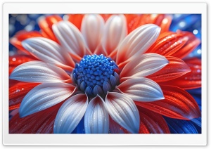 US Flag Flower Ultra HD Wallpaper for 4K UHD Widescreen desktop, tablet & smartphone