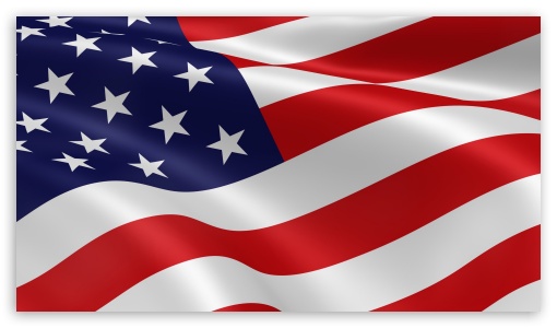 USA Flag UltraHD Wallpaper for HD 16:9 ;