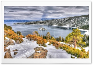 Usa Island In Lake Tahoe California Ultra HD Wallpaper for 4K UHD Widescreen desktop, tablet & smartphone