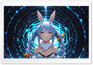 Usada Pekora - Virtual YouTuber 4K UHD Wallpaper for Widescreen and UltraWide Desktop, UltraHD TV, Smartphone, Tablet