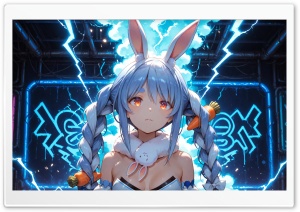 Usada Pekora - Virtual YouTuber 4K UHD Wallpaper for Widescreen and UltraWide Desktop, UltraHD TV, Smartphone, Tablet