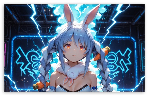 Usada Pekora - Virtual YouTuber UltraHD Wallpaper for UHD 16:9 ; HD 16:9 ; UltraWide 21:9 24:10 ; Widescreen 16:10 5:3 ; Fullscreen 4:3 5:4 3:2 ; Tablet 1:1 ;