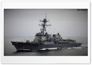 USS HALSEY Ultra HD Wallpaper for 4K UHD Widescreen desktop, tablet & smartphone