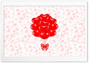 Valentine's Day Balloon Bouquet Ultra HD Wallpaper for 4K UHD Widescreen desktop, tablet & smartphone