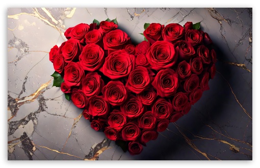 Valentines Day Roses UltraHD Wallpaper for UHD 16:9 ; HD 16:9 ; Widescreen 16:10 5:3 ; Fullscreen 4:3 5:4 3:2 ;