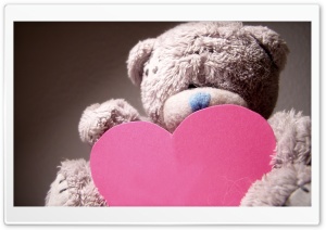 Valentines Day Teddy Bear Ultra HD Wallpaper for 4K UHD Widescreen desktop, tablet & smartphone