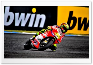 Valentino Rossi On Ducati Motorcycle Ultra HD Wallpaper for 4K UHD Widescreen desktop, tablet & smartphone