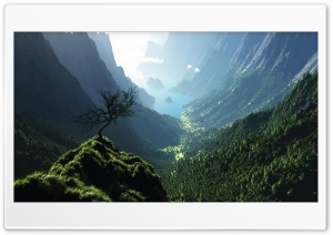Valley 3D Ultra HD Wallpaper for 4K UHD Widescreen desktop, tablet & smartphone