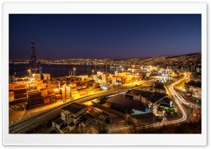 Valparaiso Noche HD Ultra HD Wallpaper for 4K UHD Widescreen desktop, tablet & smartphone
