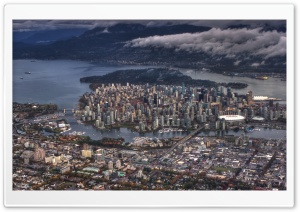 Vancouver Aerial View Ultra HD Wallpaper for 4K UHD Widescreen desktop, tablet & smartphone