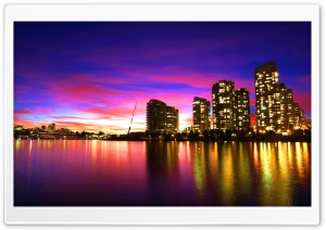 Vancouver Sunset Canada Ultra HD Wallpaper for 4K UHD Widescreen desktop, tablet & smartphone