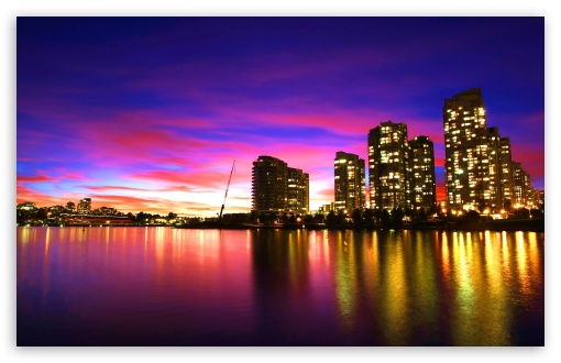 Vancouver Sunset Canada Ultra HD Desktop Background Wallpaper for 4K ...