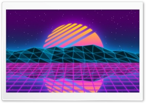 Vaporwave Aesthetic Art 4K UHD Wallpaper for Widescreen and UltraWide Desktop, UltraHD TV, Smartphone, Tablet