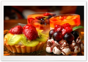 Various Desserts Ultra HD Wallpaper for 4K UHD Widescreen desktop, tablet & smartphone