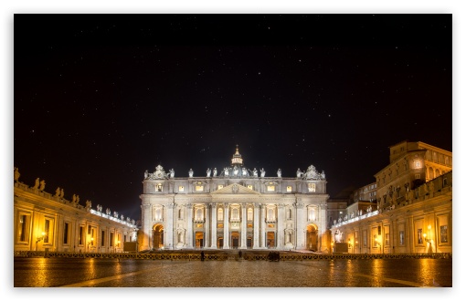 Wallpaper Italy, St Peter's Basilica, St Peter's Square, Rome, area,  Cathedral, St. Peter's Square, obelisk for mobile and desktop, section  город, resolution 3600x2403 - download