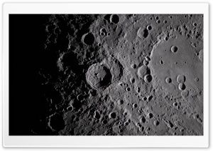 Vavilov Crater, Moon 4K UHD Wallpaper for Widescreen and UltraWide Desktop, UltraHD TV, Smartphone, Tablet