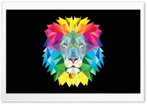 Vector Lion Ultra HD Wallpaper for 4K UHD Widescreen desktop, tablet & smartphone