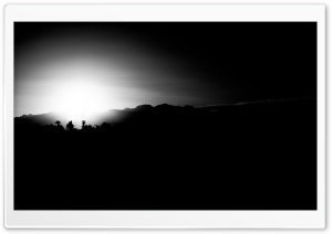 Vegas Sunset Black and White Ultra HD Wallpaper for 4K UHD Widescreen desktop, tablet & smartphone