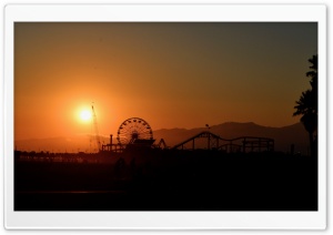 Venice beach sunset Ultra HD Wallpaper for 4K UHD Widescreen desktop, tablet & smartphone