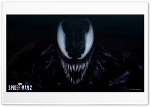 Venom - Marvels Spider Man 2 2023 Video Game Ultra HD Wallpaper for 4K UHD Widescreen desktop, tablet & smartphone