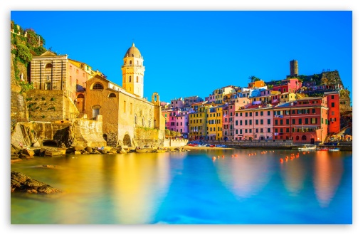 Vernazza, Cinque Terre, Italy UltraHD Wallpaper for UHD 16:9 ; HD 16:9 ; UltraWide 21:9 24:10 ; Widescreen 16:10 5:3 ; Fullscreen 4:3 5:4 3:2 ; Tablet 1:1 ; Mobile 9:16 9:19.5 9:20 9:21 9:22 10:16 2:3 3:5 3:4 ;