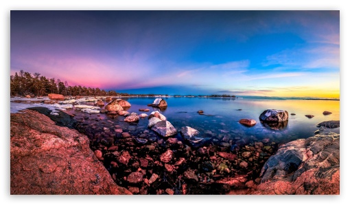 Vibrant Shore UltraHD Wallpaper for UHD 16:9 ; HD 16:9 ;