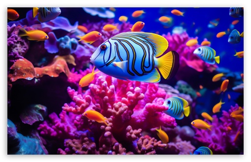 Vibrant Underwater Ecosystem UltraHD Wallpaper for HD 16:9 ; UltraWide 21:9 ; Widescreen 16:10 5:3 ; Fullscreen 4:3 5:4 3:2 ; Tablet 1:1 ; Mobile 9:16 10:16 2:3 3:5 3:4 ;