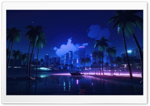 Vice City Fan-Art from GTA 1 Ultra HD Wallpaper for 4K UHD Widescreen desktop, tablet & smartphone
