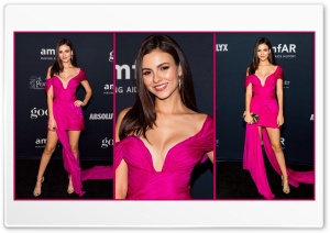 Victoria Justice 2019 Amfar Collage 01 4K UHD Wallpaper for Widescreen and UltraWide Desktop, UltraHD TV, Smartphone, Tablet