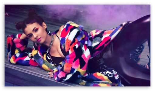 Victoria Justice 2021 Colorful UltraHD Wallpaper for HD 16:9 ;