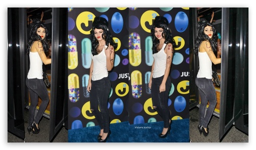 Victoria Justice As Amy Winehouse Just Jared Halloween UltraHD Wallpaper for HD 16:9 ;