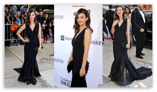 Victoria Justice At Amfar Gala UltraHD Wallpaper for HD 16:9 ;