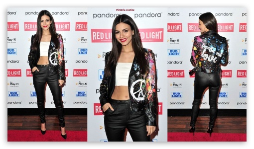 Victoria Justice Red Light Management Grammy After Party UltraHD Wallpaper for HD 16:9 ;