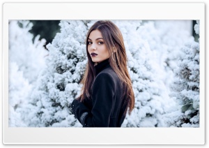 Victoria Justice Winter 4K UHD Wallpaper for Widescreen and UltraWide Desktop, UltraHD TV, Smartphone, Tablet