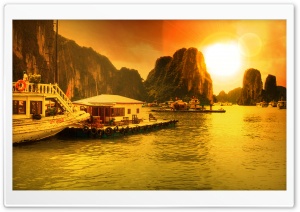 Vietnam, Ha Long Bay Ultra HD Wallpaper for 4K UHD Widescreen desktop, tablet & smartphone